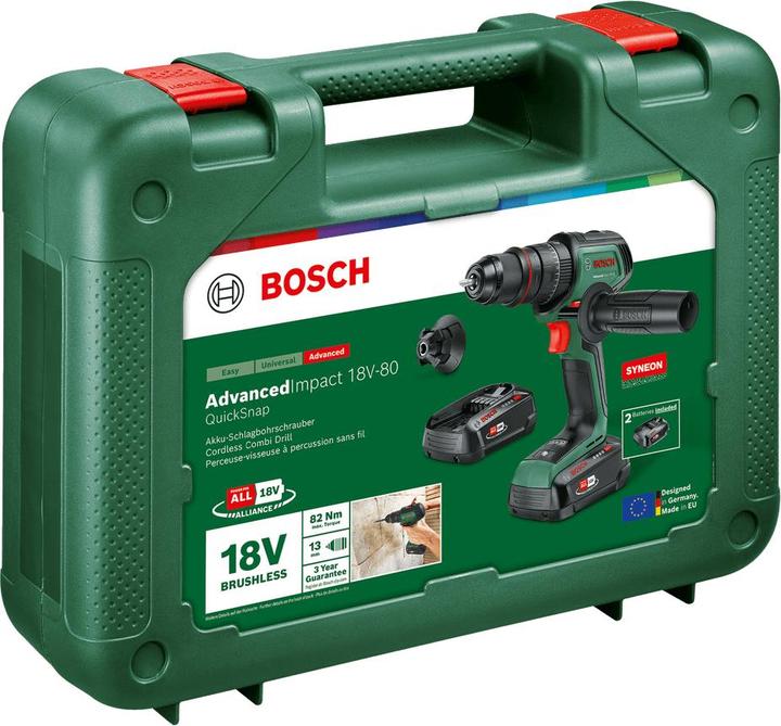 Actual product image Bosch Home & Garden AdvancedImpact 18V-80 QuickSnap