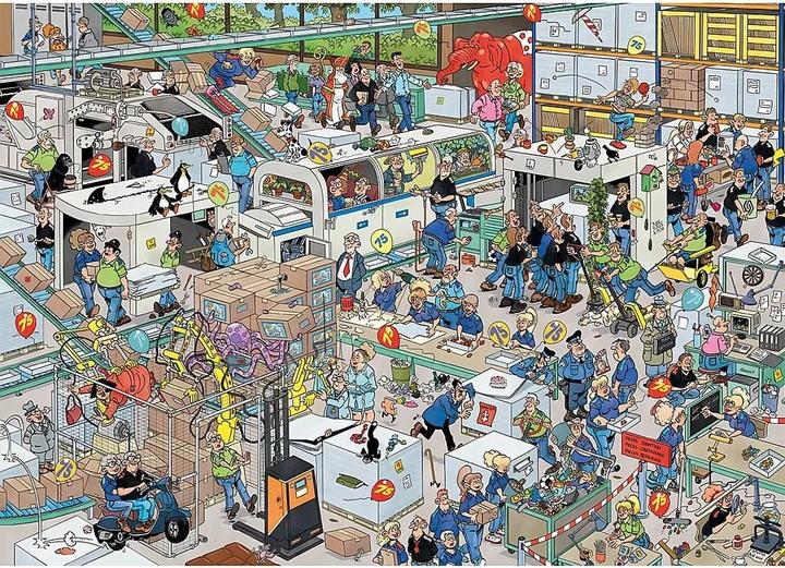Immagine prodotto Jumbo Jan van Haasteren - La fabbrica di giochi olandese (1000 pezzi)