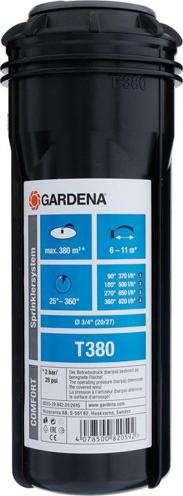 Image du produit Gardena Arroseur automatique à turbine T380 (Arroseurs escamotables)