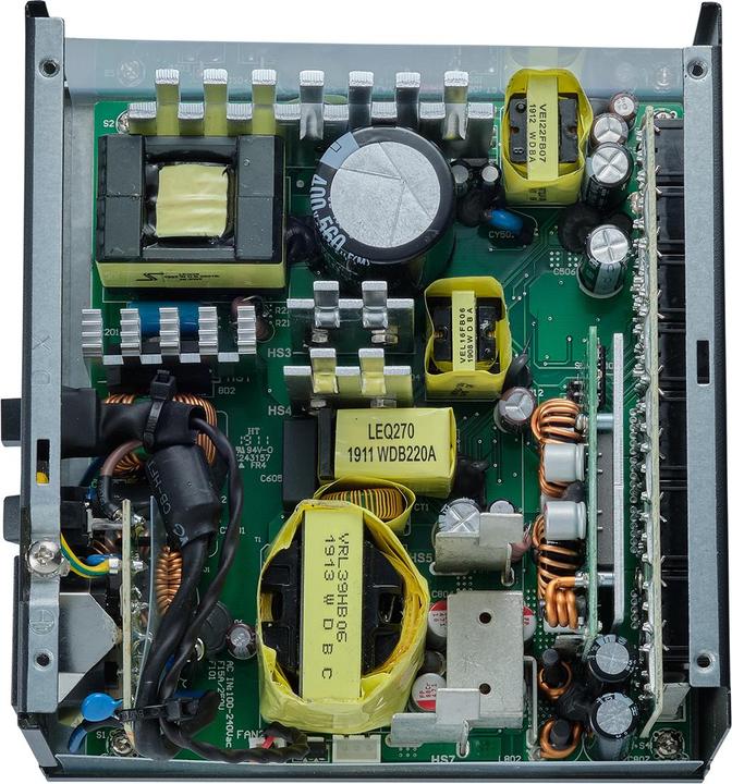 Actual product image Phanteks AMP GH 850W 80 PLUS Gold power supply, PCIe 5.1, ATX 3.1 - 850 watts, black (850 W)
