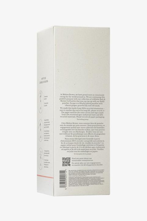 Nährwerte und Zutaten Molton Brown Infinite Bottle Heavenly Gingerlily (400 ml)