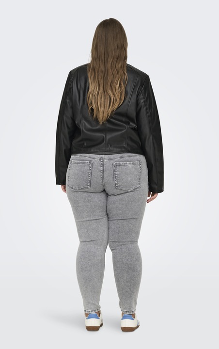 Produktbild Only Bandkragen Curve Jacke Kunstlederjacke (48)