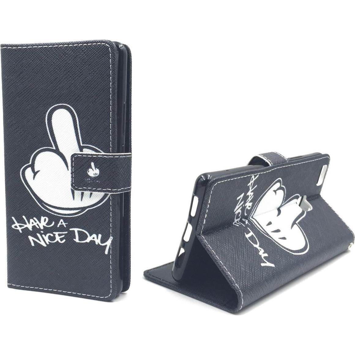 König Design Schutz Handy Hülle für Huawei P9 Lite Case Cover Tasche Wallet Etui Handyhülle (Huawei P9 Lite), Smartphone...