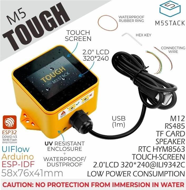 Produktbild M5Stack Entwicklerboard Tough Esp32 IoT Development Kit