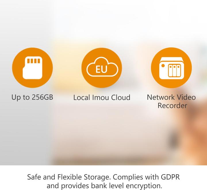 Actual product image Imou IPCam Cue2-D indoor 2MP WLAN 1080P H.264 IR APP (1920 x 1080 Pixels)