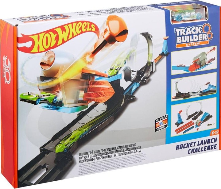 Actual product image Hot Wheels Stunt Builder Rocket Launch Challenge