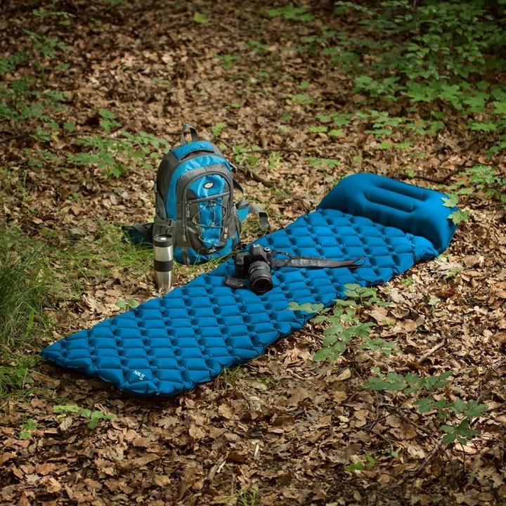 Actual product image Nils Nc4006 Turquoise Tourist Mat With Pump