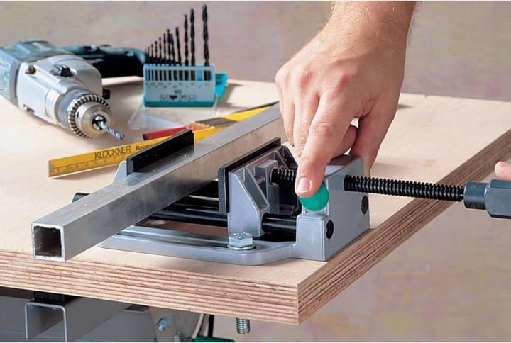 Produktbild wolfcraft 1 Universal-Schraubstock Backenbr. 100mm (100 mm)