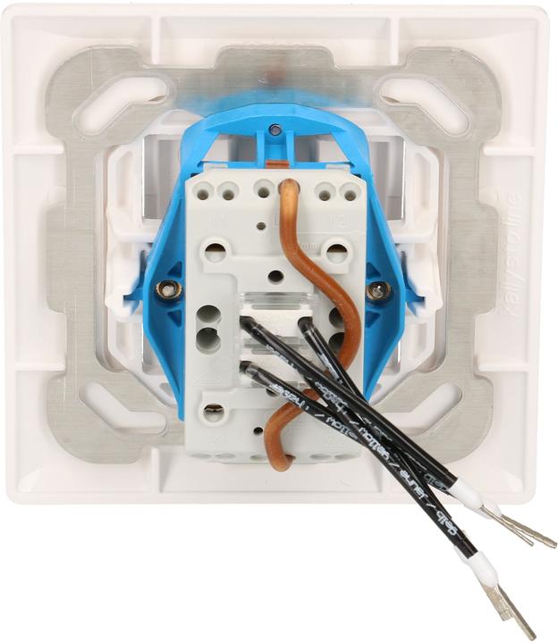 Image du produit Hager Kallysto Doppel-Druckschalter Schema 3+3