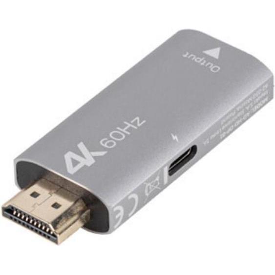 Lanberg Argento Ad-Hd-Dp-01, Adattatore Dati + Video,