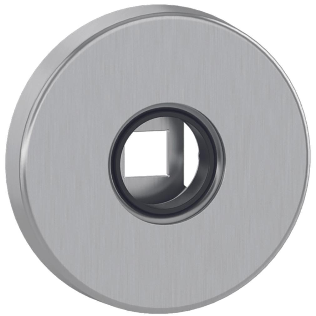 Glutz, Türgriff + Fenstergriff, Drückerrosette mit Hochhaltefeder glide/easyfix 5620 CN/CG (Türrosette)