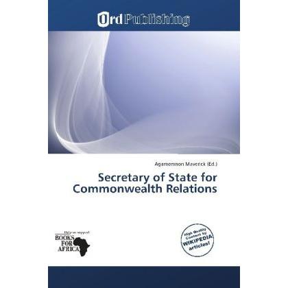 Secretary of State for Commonwealth Relations, Fachbücher von Agamemnon Maverick