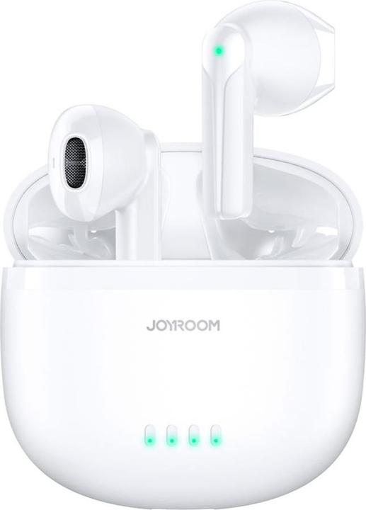 Joyroom JR-TL11 Dual-Mic ENC True Wireless Earphones -White (DNC, 48 h, Kabellos)