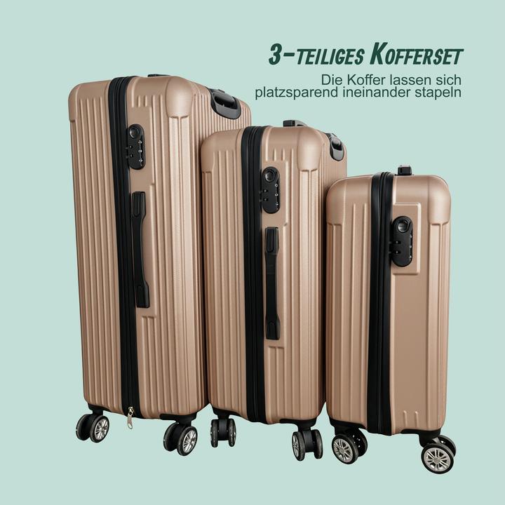 Image du produit Relaxdays Ensemble 3 valises (110 l)