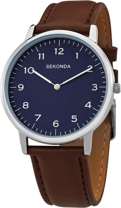 Image du produit Sekonda montre quartz à bracelet en cuir pour hommes