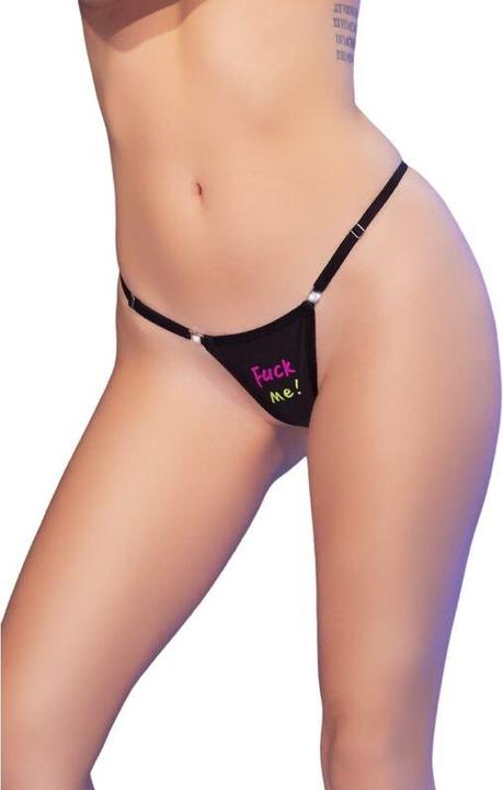 Immagine prodotto Chilirose CR 4835 PERIZOMA FUCK ME NERO L/XL (L, XL)