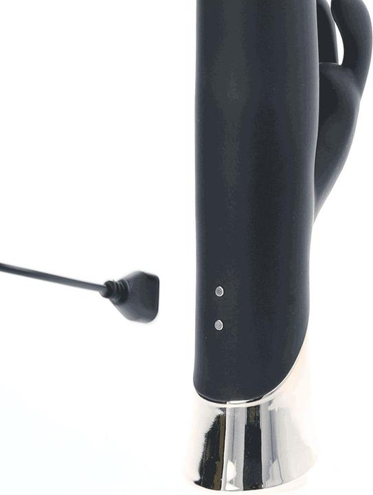 Produktbild Virgite Havana Wiederaufladbarer Silikonvibrator Mit Anschlagkaninchen Und Anschlagwelle