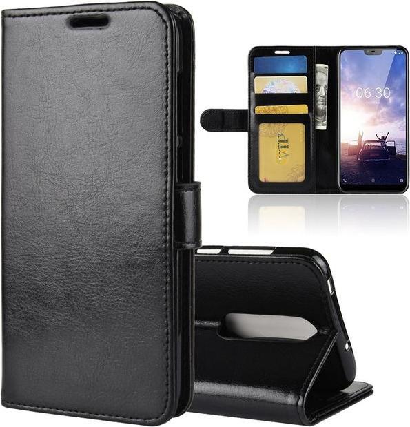 Immagine prodotto MU Classic Crazy Horse II Leather Leather Bookcover Series (Nokia 6.1 Plus)