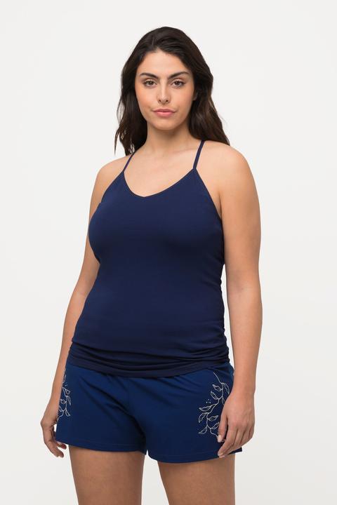 Actual product image Ulla Popken Lace Panel Racerback Cami (42, 44)