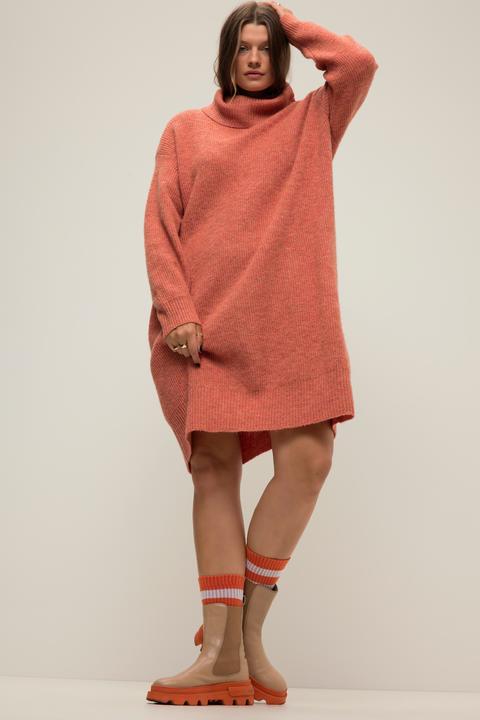 Image du produit Studio Untold Robe oversize en maille, longueur mini, col roulé, manches longues (46, 48)