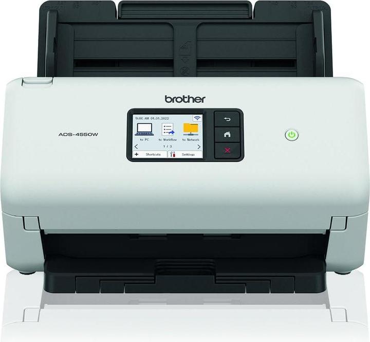 Actual product image Brother ADS-4550W Scanner 35 ipm R/V (Ethernet, USB, Wi-Fi Direct, WLAN)