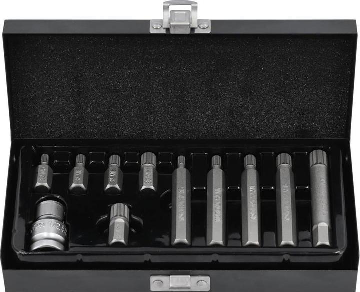 Image du produit Yato Jeu D'Embouts Tournevis Spline 11pcs (9.5mm)