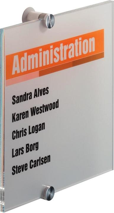 Actual product image Durable Door sign CRYSTAL SIGN