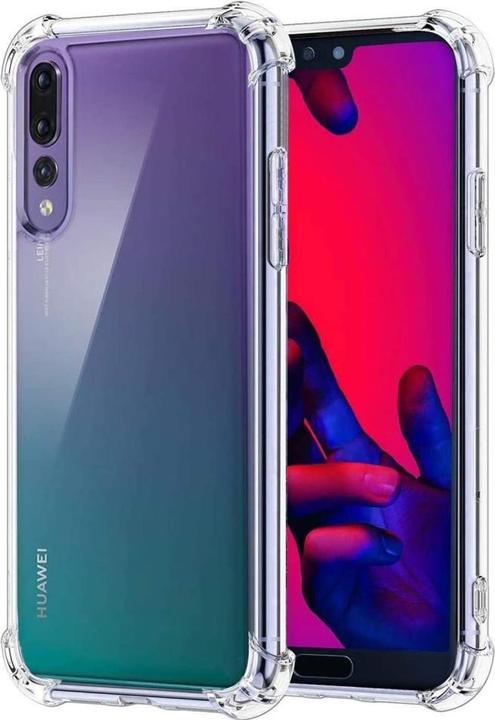 Actual product image Screenguard Huawei P20 Pro Crystal Soft Airbag Bumper (Huawei P20 Pro)