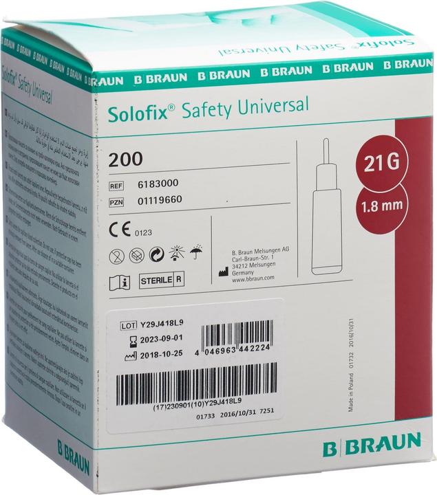B.Braun Lancet Unive 21 G x 1.8mm