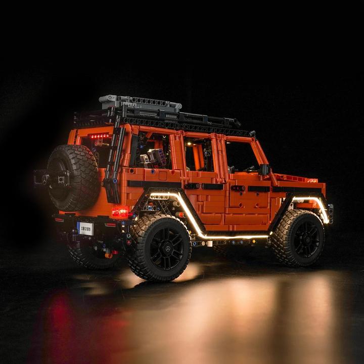 Produktbild BrickBling LED Licht Set für LEGO Mercedes-Benz G 500 PROFESSIONAL Line (42177) inkl. Fernbedienung