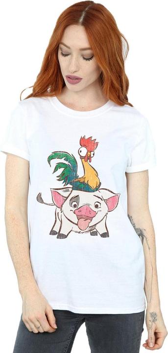 Immagine prodotto Disney Moana Hei Hei And Pua Maglietta Ampia Donna (XL)
