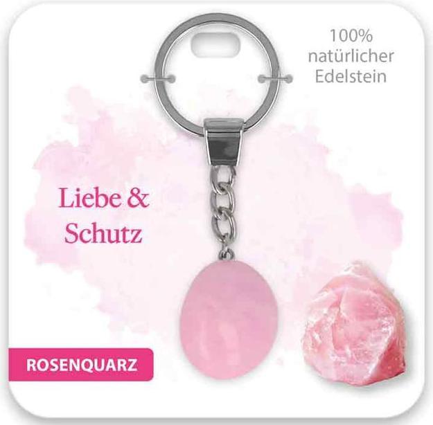 Image du produit BB Klostermannn Schlsselanhnger Edelstein Rosenquarz