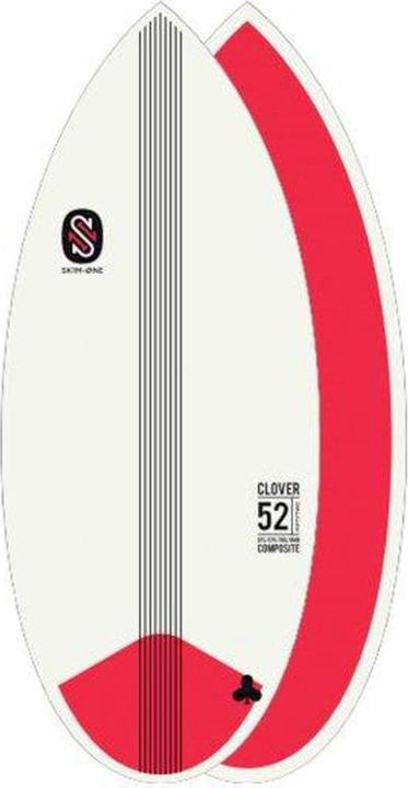 Skim One Skimboard SkimOne EPS Epoxy Bamboo CLOVER 52 Red