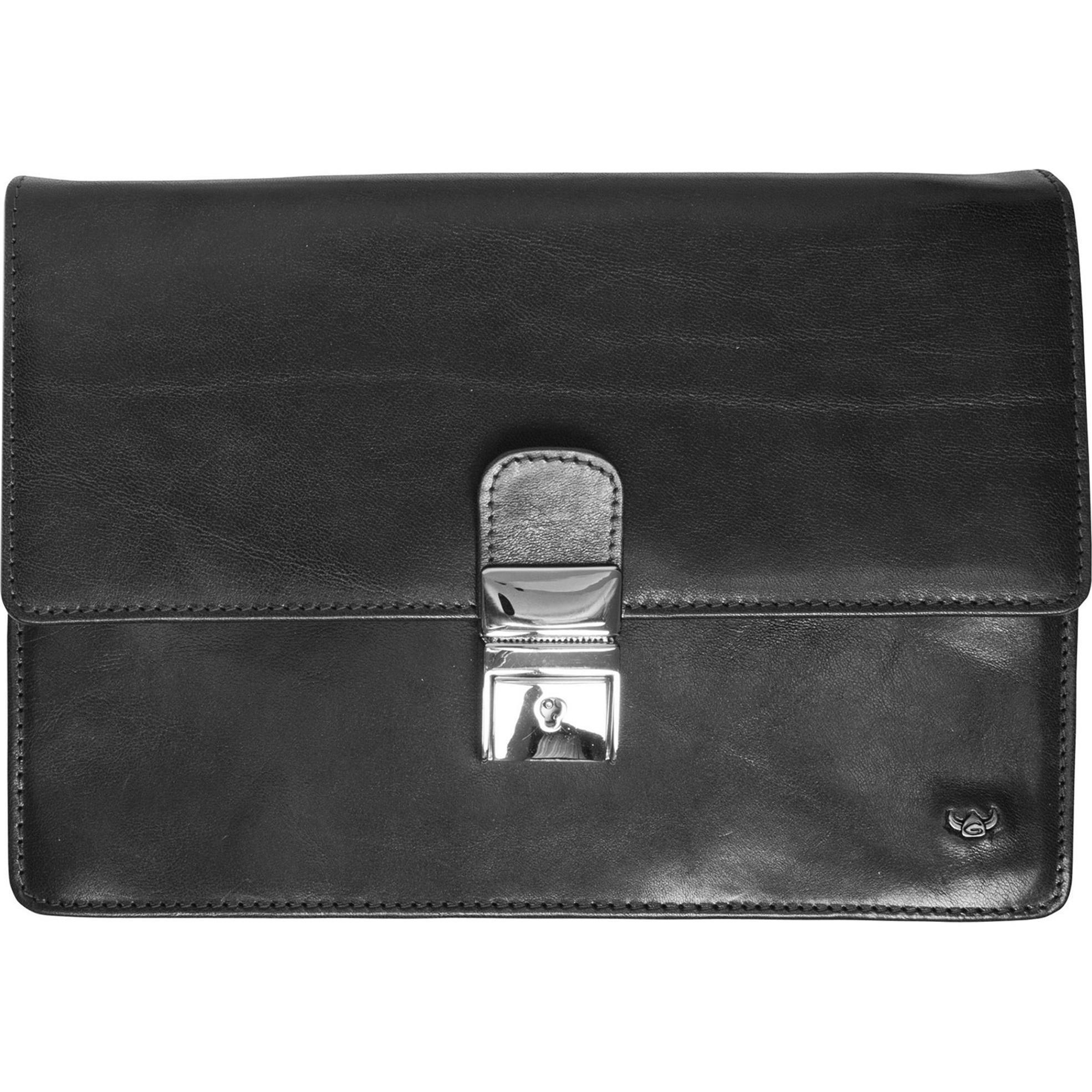 Golden Head, Handtasche, Colorado Business Herrentasche Handgelenktasche Leder 23 cm, Schwarz