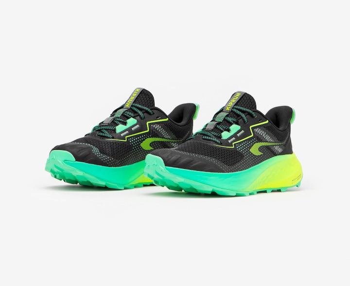 Produktbild Kiprun Laufschuhe Trailrunning Crosslauf Kinder - K500 Grip schwarz/grün (40)