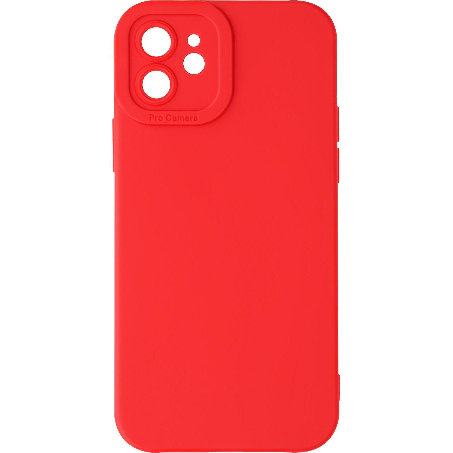 Avizar SoftGlow Case Series (Apple iPhone 12), Smartphone Hülle, Rot