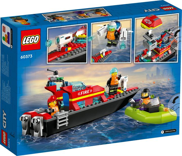 Produktbild LEGO Feuerwehrboot (60373, LEGO City)