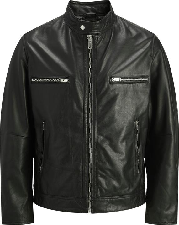 Actual product image Jack & Jones Leather Racer Jacket (S)