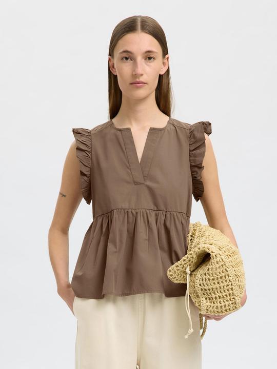 Actual product image Selected Femme Ruched top (36)