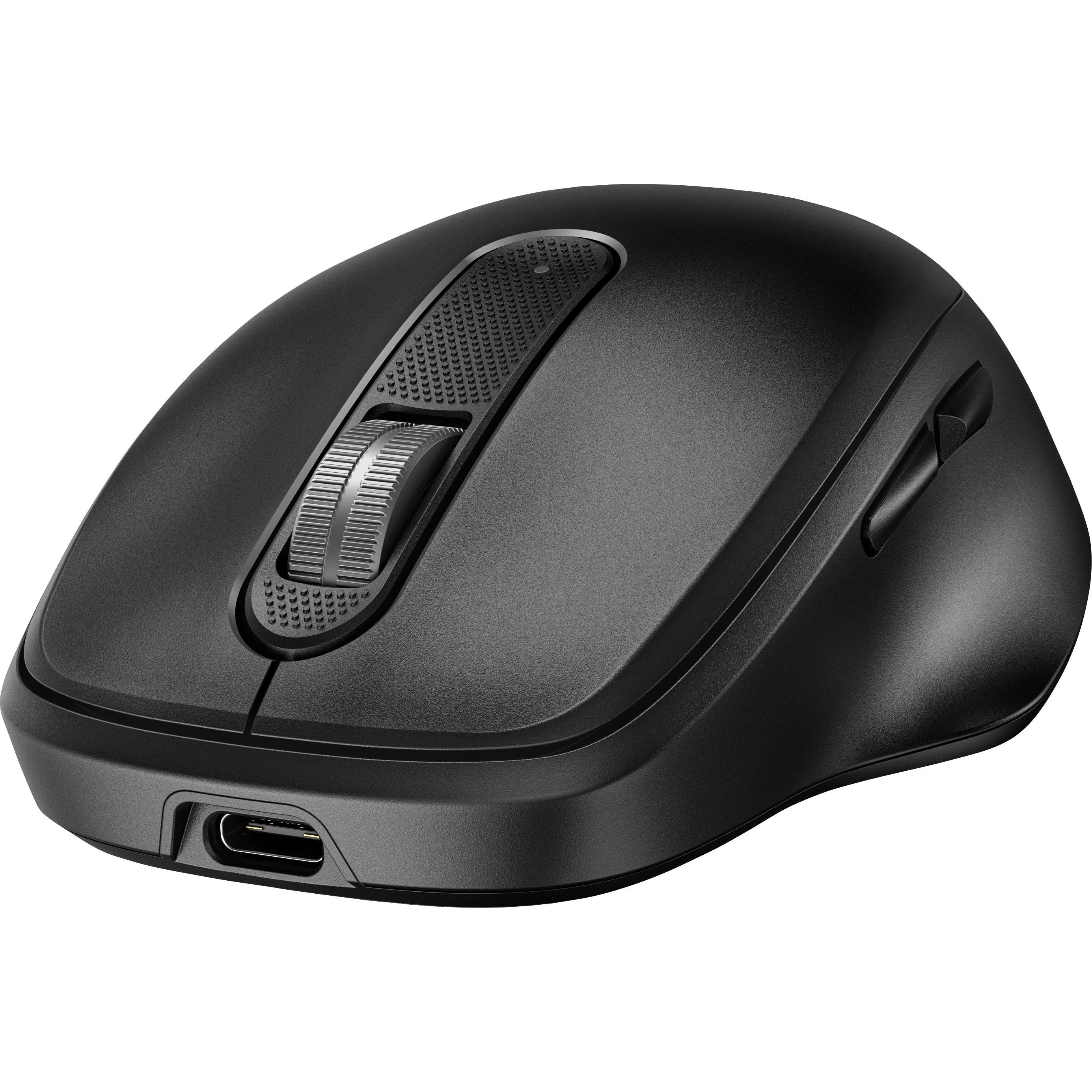 HP 510 UF Rechargeable Wl Mouse EURO (Kabellos), Maus, Schwarz