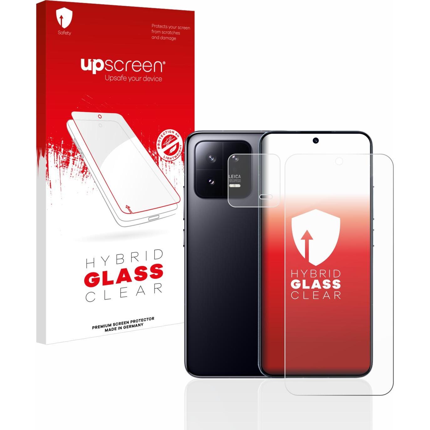 upscreen Scratch Shield Panzerglasfolie (1 Stück, Xiaomi 13), Smartphone Schutzfolie, Transparent