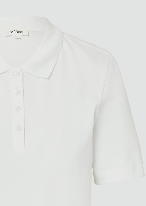 Immagine prodotto S.Oliver Polo-Shirt Verkürztes Poloshirt aus Baumwollpiqué (38)