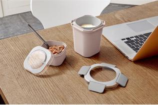 Produktbild Sunware Sigma Home Food to go Lunchbecher rosa/hellgrau