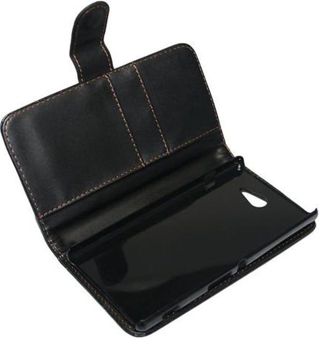 Actual product image König Design Mobile phone case (bookstyle) for Sony Xperia M2 black (Sony Xperia M2)