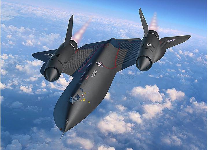 Actual product image Revell Lockheed SR-71 Blackbird