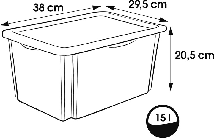 Produktbild keeeper Karolina (38 x 29.5 x 20.5 cm, 15 l)