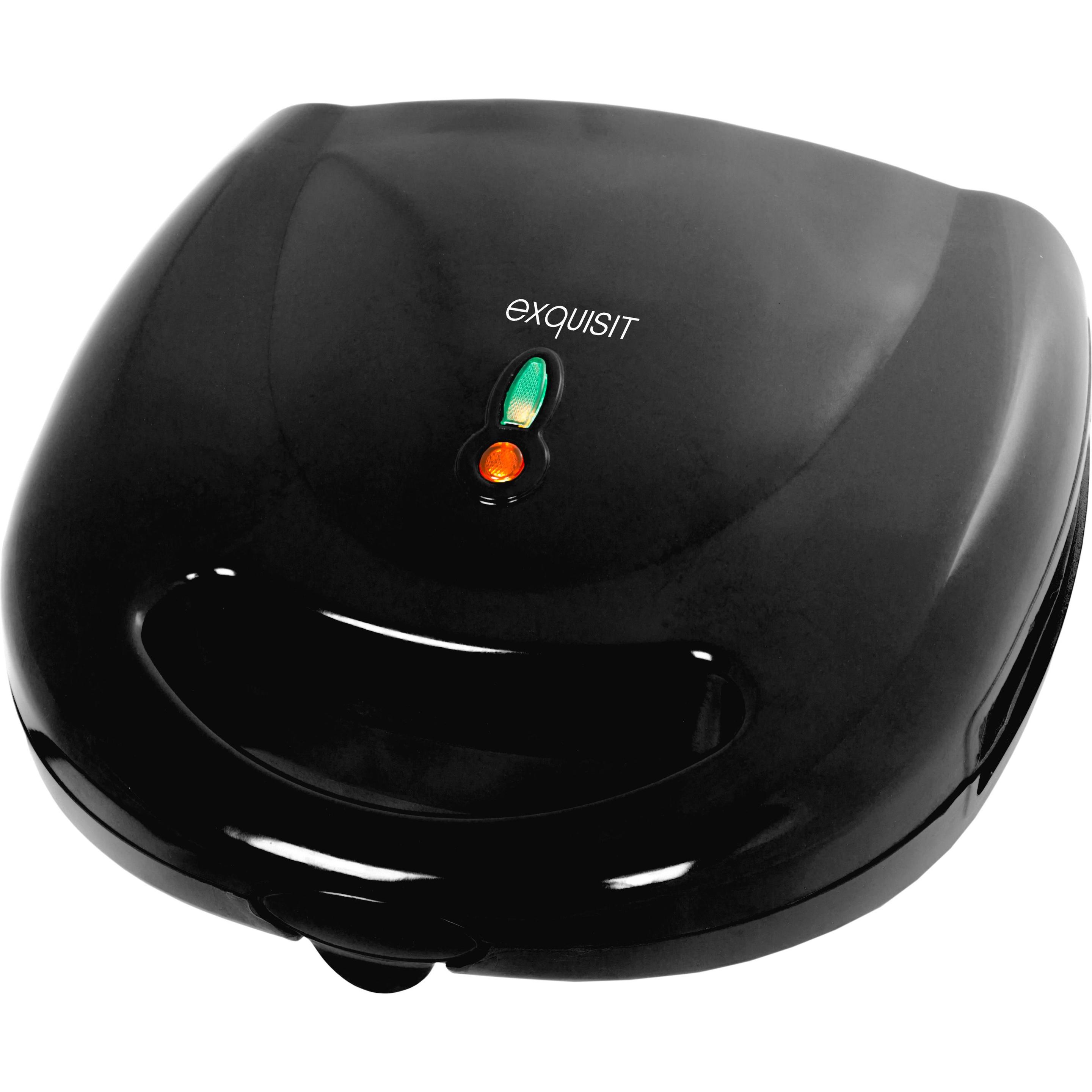 Exquisit Sandwichtoaster ST 3101 sw Black (5010044)
