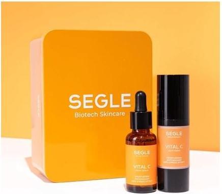 Image du produit Segle Biotech Skincare Sérum hydratant et crème à la vitamine C, hydratants et lumineux, anti-taches et antioxydants
