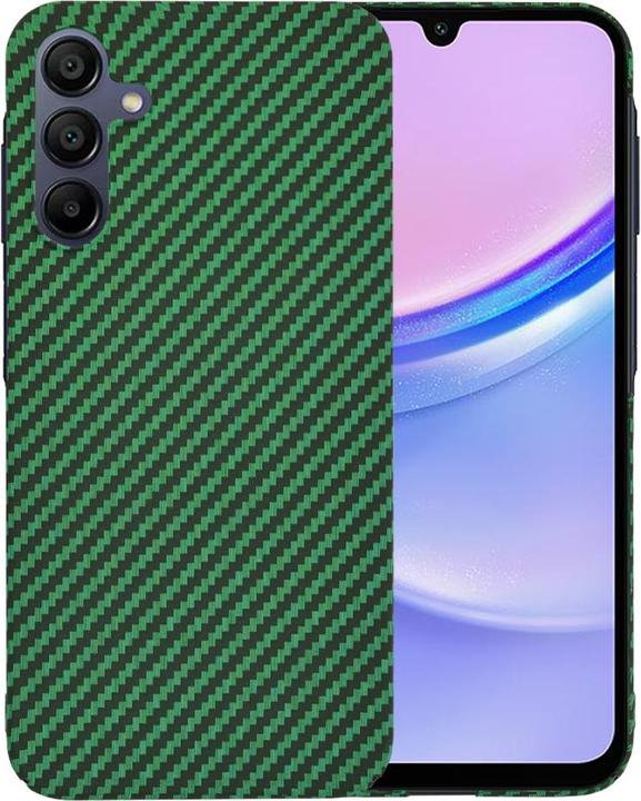Techsuit - Carbonite FiberShell - Samsung Galaxy A15 4G / A15 5G - Green (Samsung Galaxy A15)