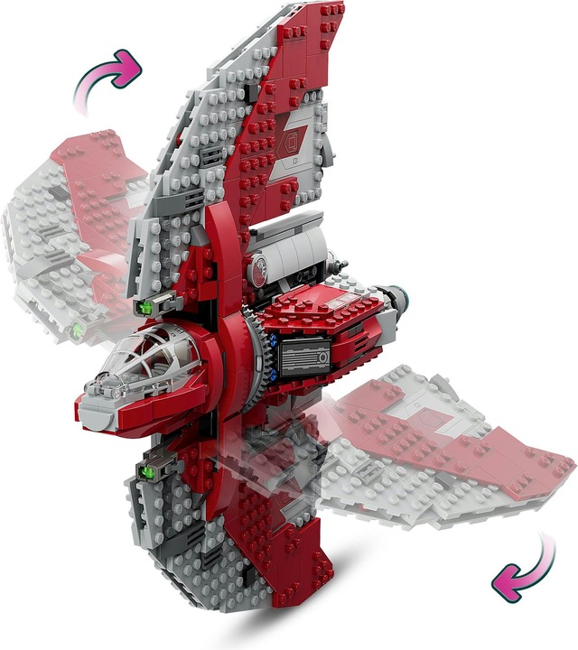 Actual product image LEGO Ahsoka Tanos T-6 Jedi Shuttle (75362, LEGO Star Wars)